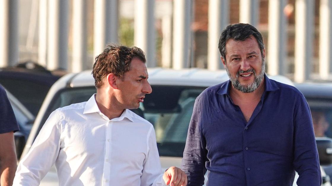 Festa della Lega in piazza Maffei. Chiusura con Salvini