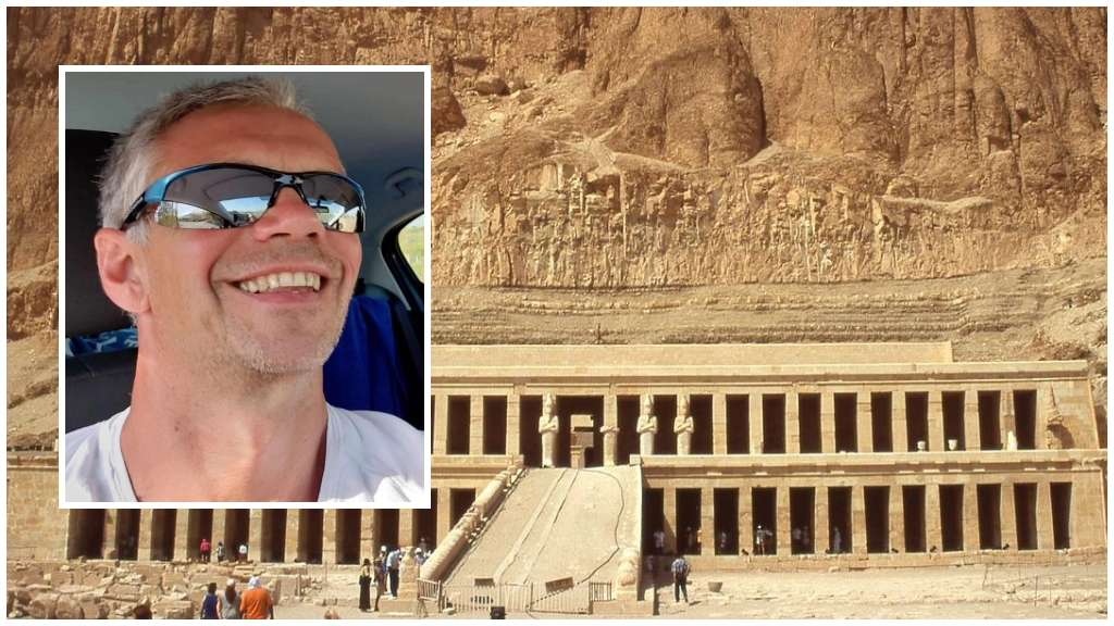 Il 56enne di Cittadella Davide Baggio, morto durante durante un'escursione alla Valle dei Re di Luxor, in Egitto
