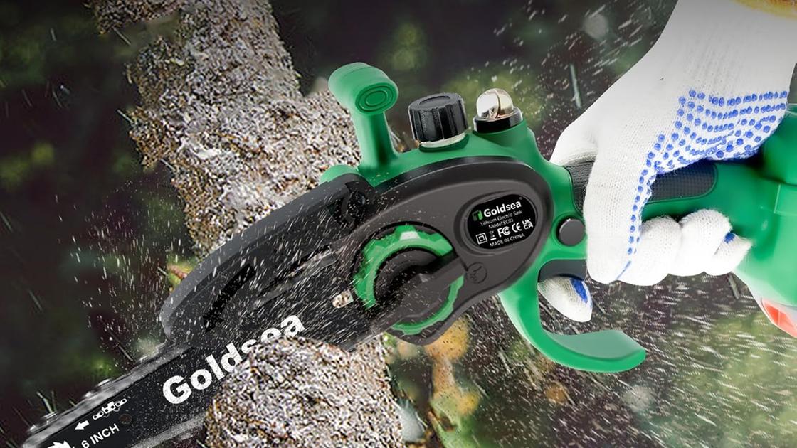 Il tuo alleato per il giardinaggio: tagli netti e precisi con la mini motosega a batteria di Goldsea, approfitta dell’offerta STREPITOSA su Amazon