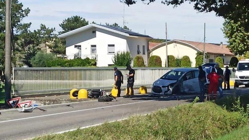 La scena dell’incidente