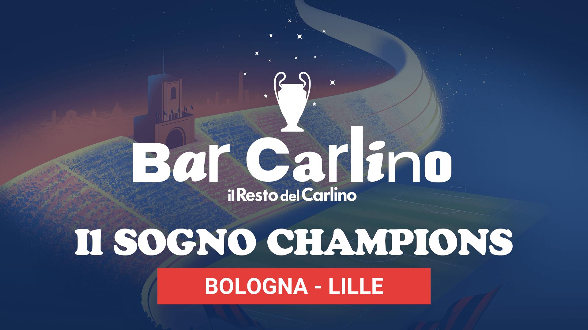 Il pre partita Bologna Lille al ‘Bar Carlino’, torna il nostro salotto rossoblù: segui la diretta