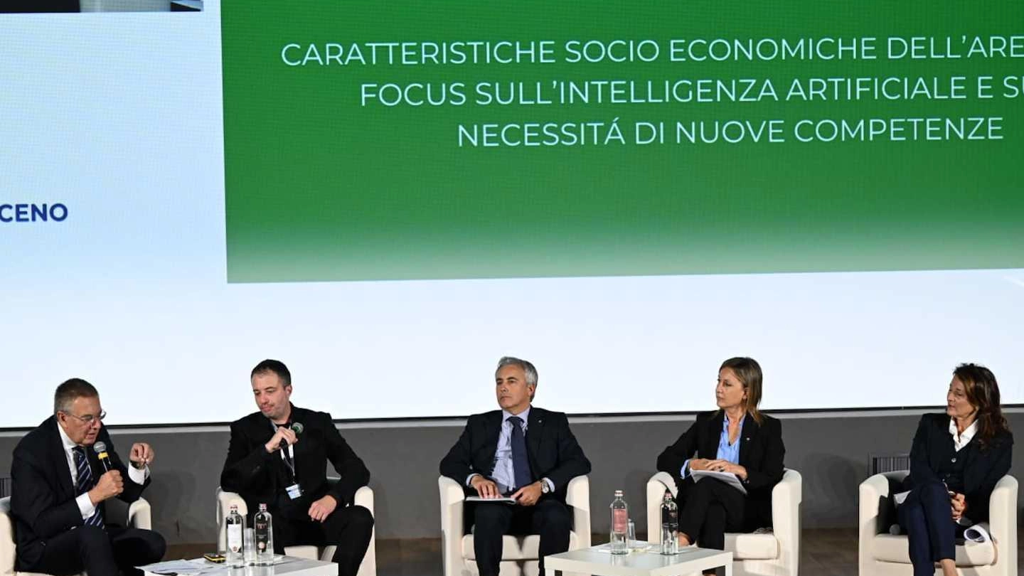 La ricerca sull'Intelligenza Artificiale nelle PMI del Piceno evidenzia varie prospettive tra imprenditori locali, con focus su opportunità e necessità di competenze. Convegno organizzato dall'Osservatorio socio-economico della Banca del Piceno e Live, spin-off dell'Università Politecnica delle Marche.