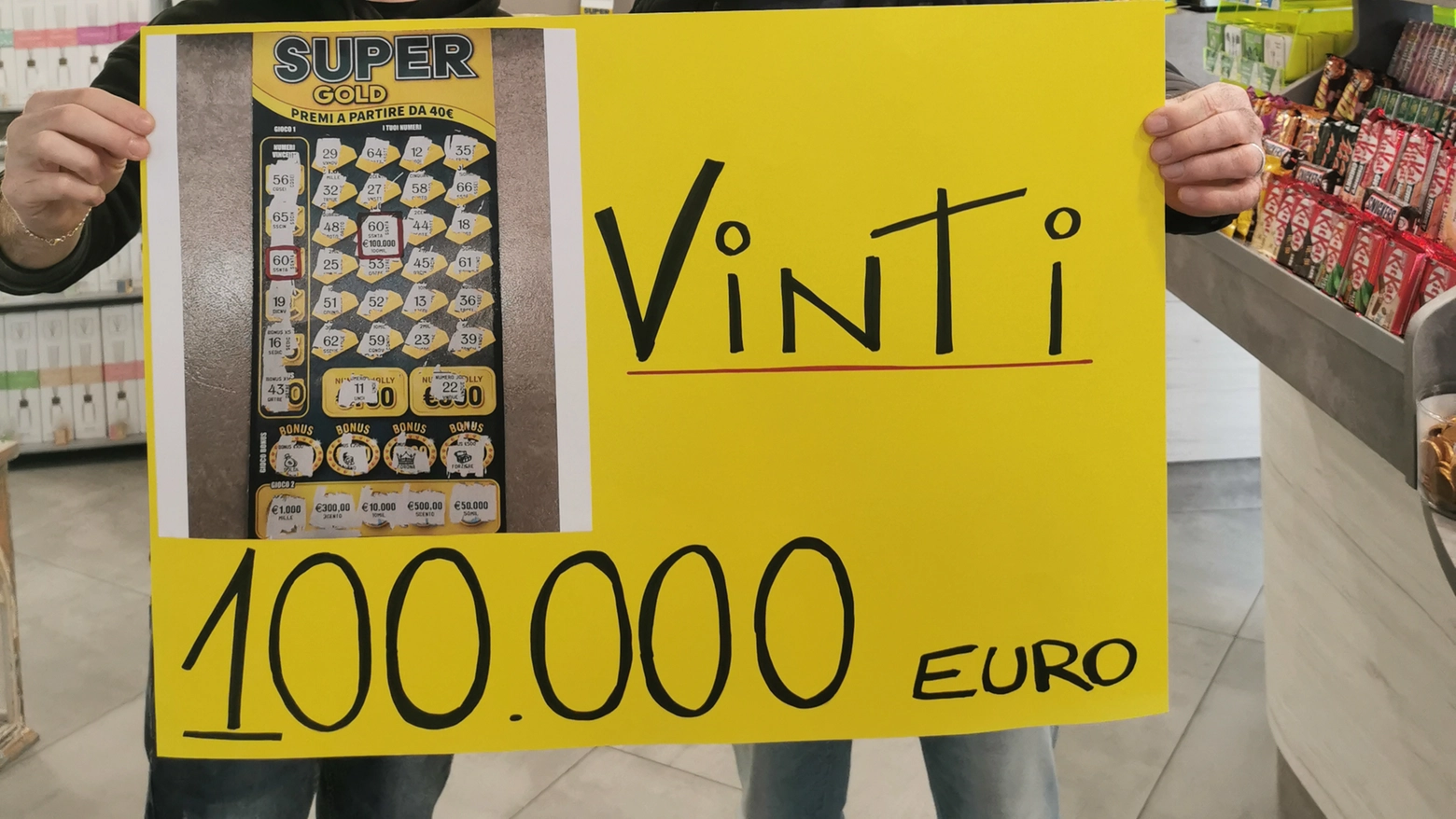 Vinti 100 mila euro al Gratta e vinci