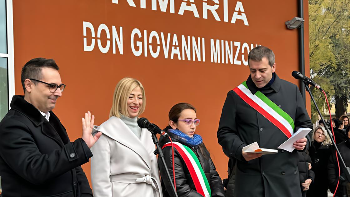 Inaugurata la scuola ’Don Minzoni’