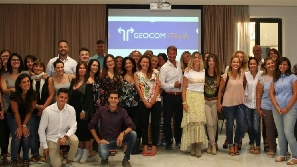 Lo staff della Geocom, guidato da Daniele Prioli