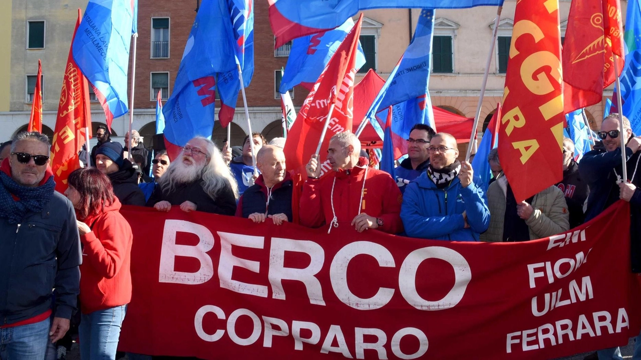 Una delle recenti manifestazioni di protesta sulla situazione Berco