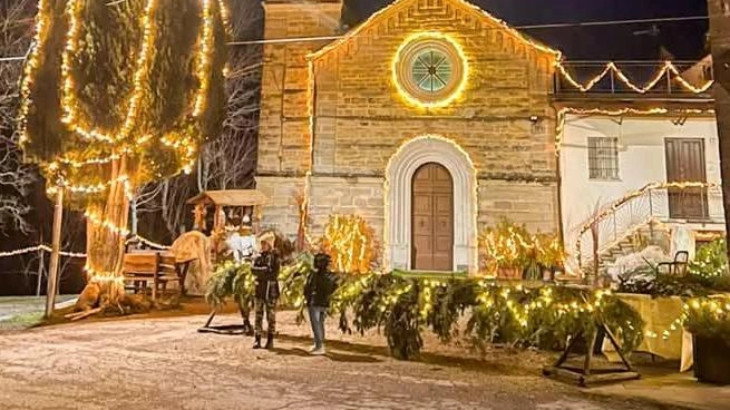 Atmosfere e coreografie natalizie a Poggio alla Lastra