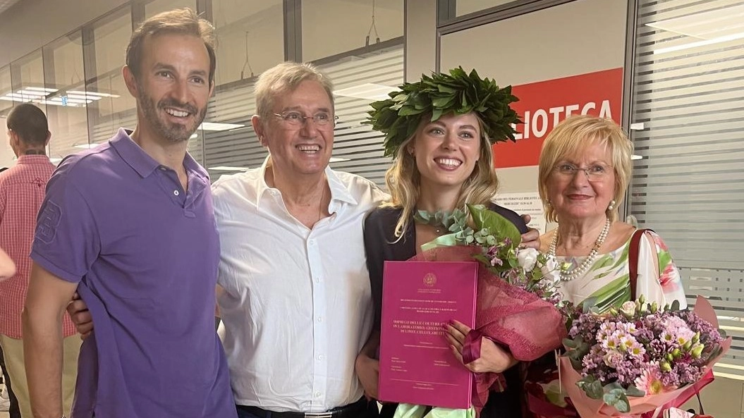 Alina Lukanovich, 28 anni, ha conseguito la sua seconda laurea in Acquacoltura a Cesenatico