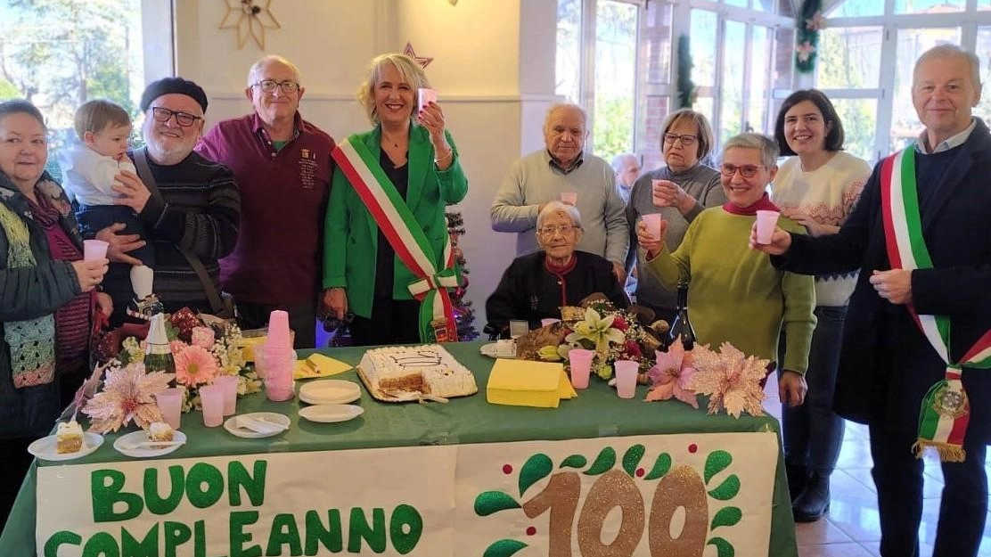 Il compleanno è stato celebrato alla casa di riposo di Castel Guelfo.