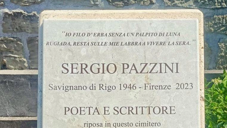 Una lapide per Sergio Pazzini: "Ha raccontato la nostra storia"