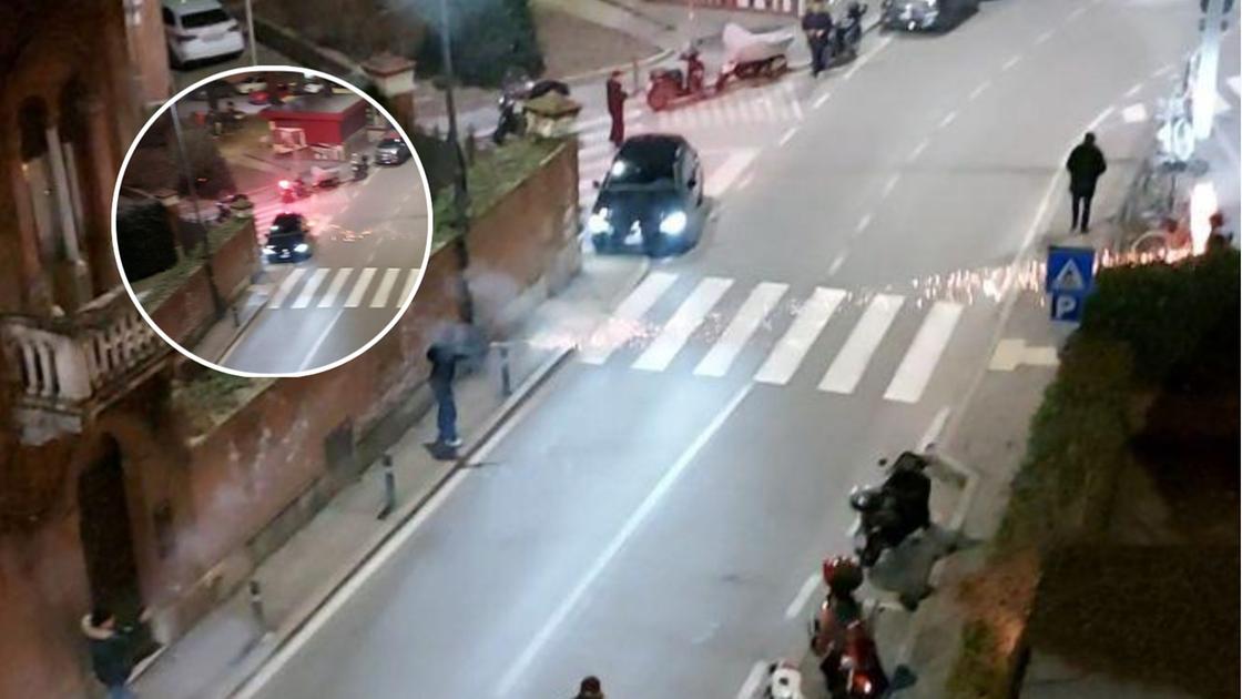 Petardi e schiamazzi notturni in via San Mamolo, il video dei residenti