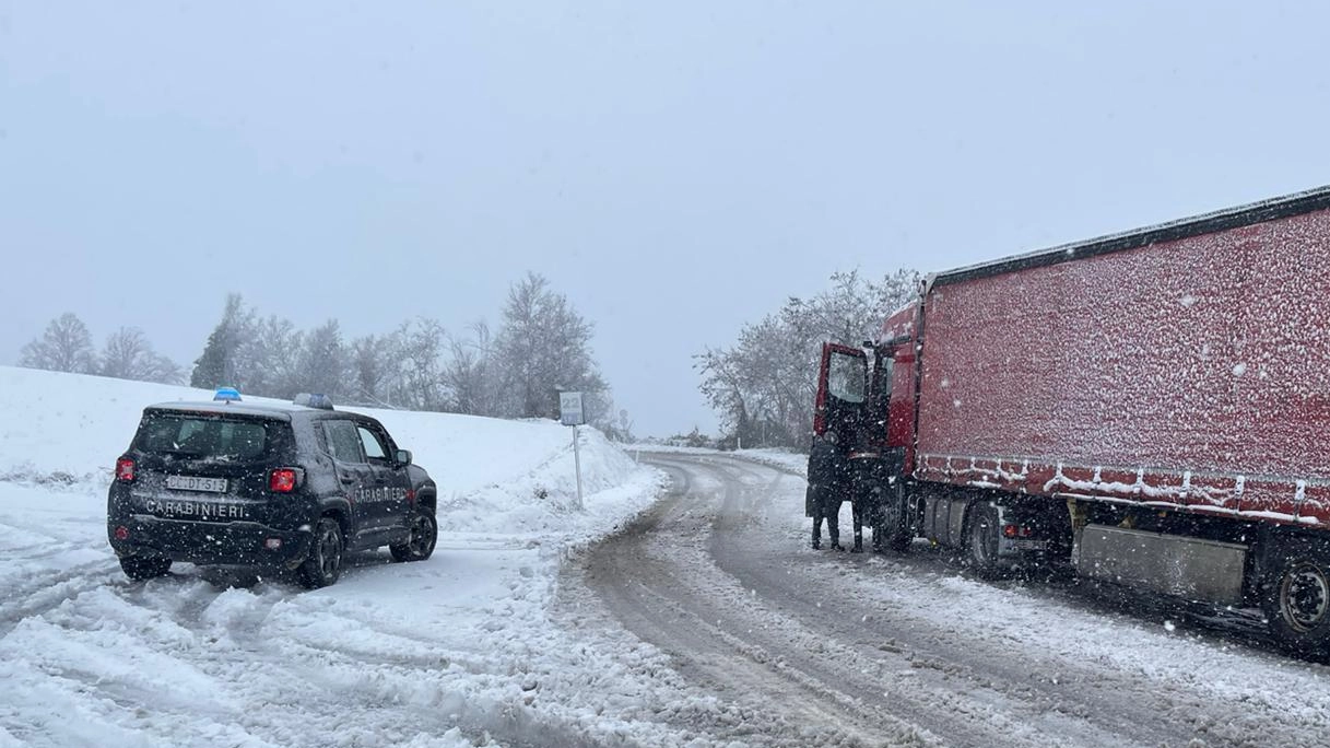 Dal mattino al primo pomeriggio di ieri è nevicato a Cingoli: il manto, esteso fino alla zona sottostante al centro...