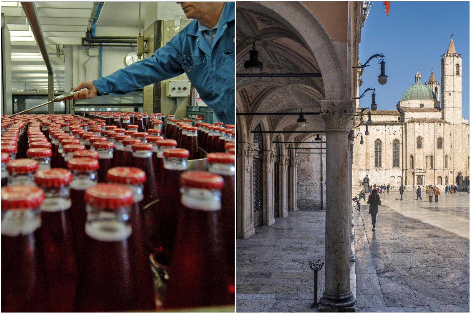 Spot Campari in piazza e al Meletti: sette giorni di riprese