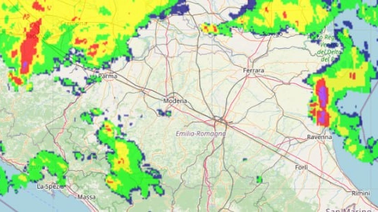 Info Meteo: piogge intense e persistenti sulla costa Ravennate