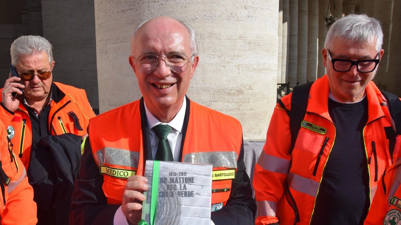 Il presidente della Croce Verde di Civitanova Cesare Bartolucci