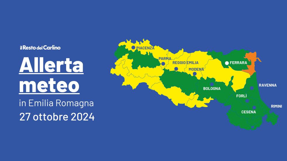 Come cambia l’allerta meteo di domenica 27 ottobre: le previsioni meteo in Emilia Romagna