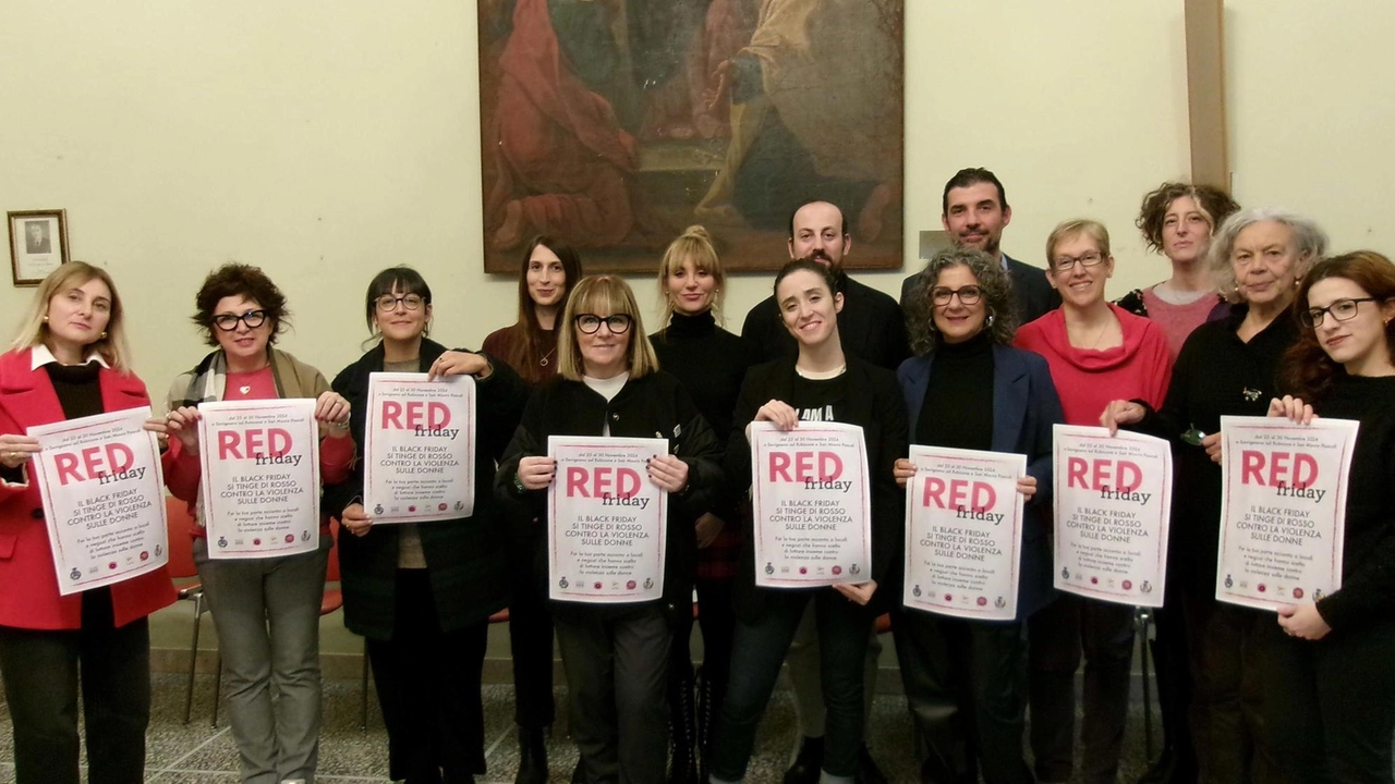 Via al Red Friday, il ricavato. sarà devoluto allo sportello antiviolenza Alba dell’Unione Rubicone e Mare e all’associazione Voce Amaranto