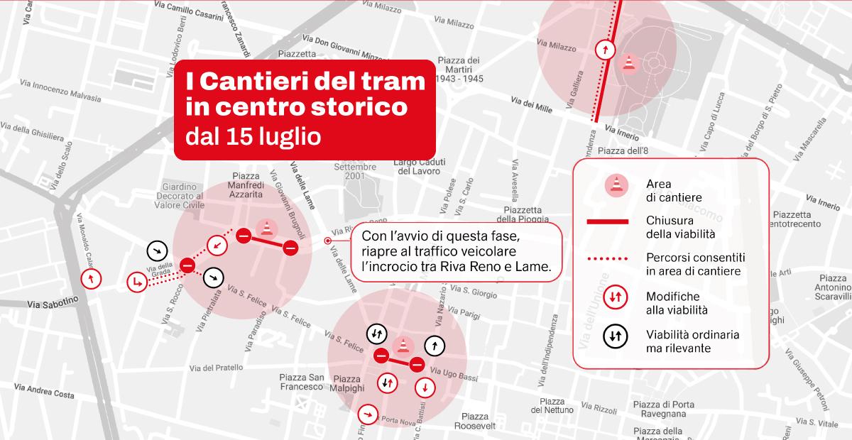 Tram Il Luglio Partono I Lavori In Centro Storico A Bologna Come