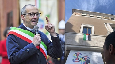 Il Comune di Pesaro espone la bandiera della Palestina, Ricci: “Basta massacri”