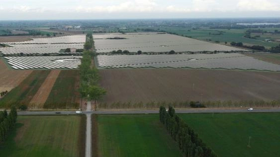 A perdita d’occhio: ecco la simulazione dell’impianto previsto a Calerno