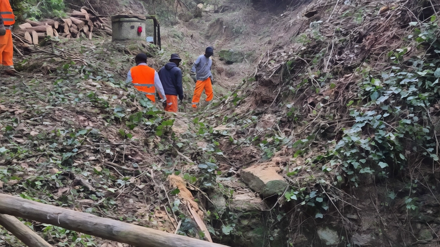 Lotta al rischio idrogeologico, sopralluogo del Comune sui fossi