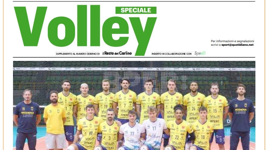 L'inserto sul Modena Volley con il Carlino in edicola