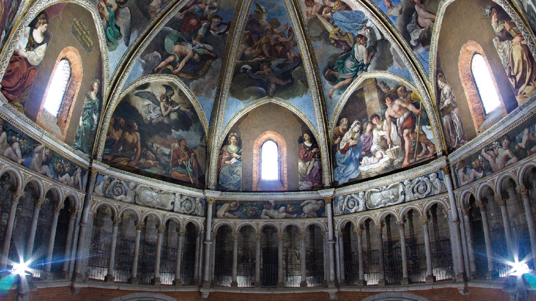 La cupola del Duomo di Piacenza di 27 metri di altezza (Piacenzapace)