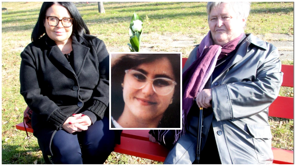 A destra, Marisa Degli Angeli, mamma di Cristina Golinucci (nel riquadro); a sinistra, l'avvocatessa Barbara Ianuccelli