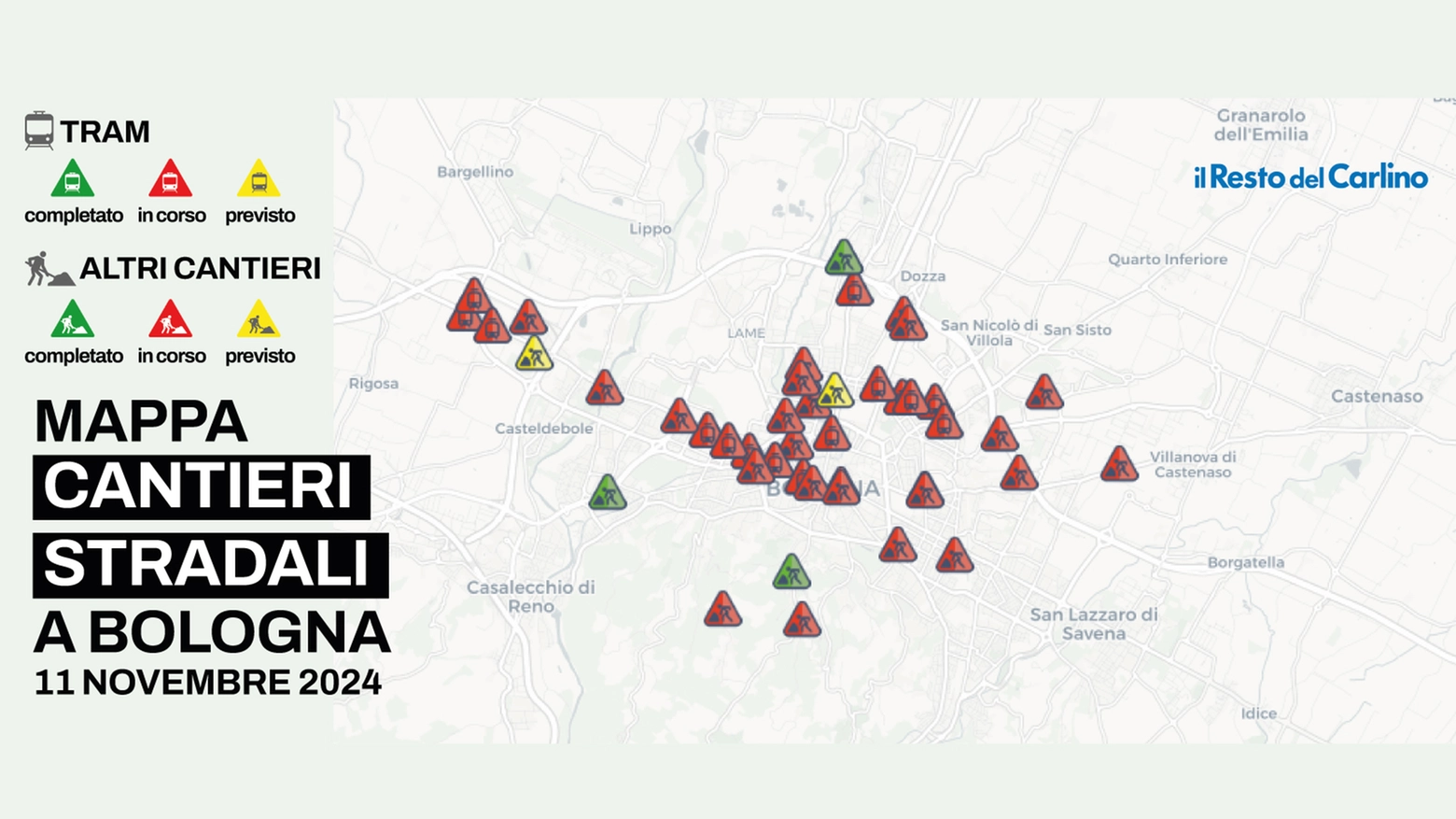 Modifiche alla viabilità da lunedì 11 novembre. Le strade interessate.