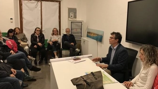 Lorenzo Riccetti e Cristiana Mataloni nel corso dell’assemblea