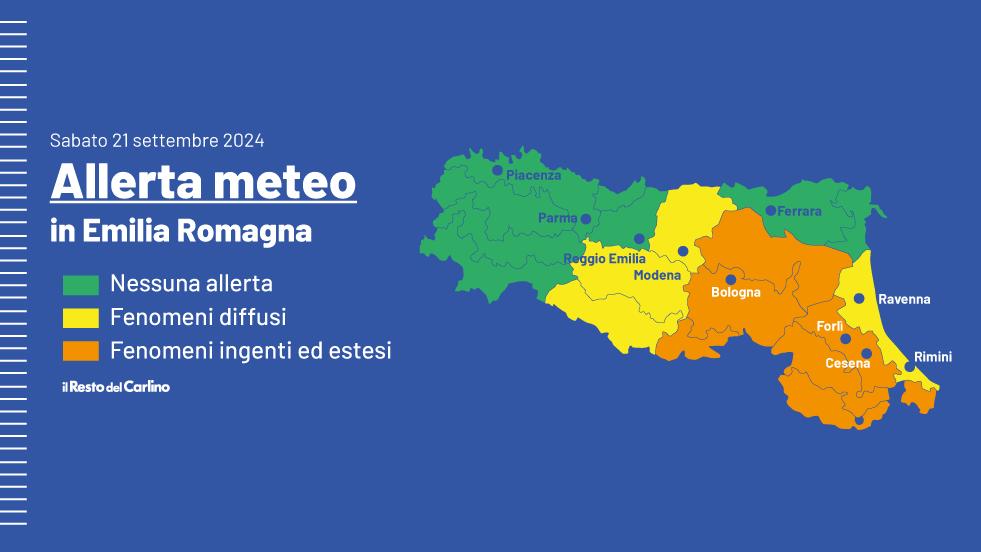 Allerta arancione in Emilia Romagna: ancora preoccupazione per le piene dei fiumi