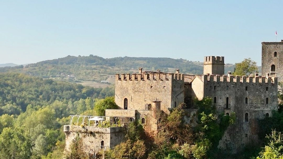 Il castello di Gropparello, in provincia di Piacenza