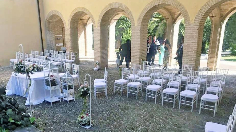 Un matrimonio allestito e celebrato a. Villa Baruchello