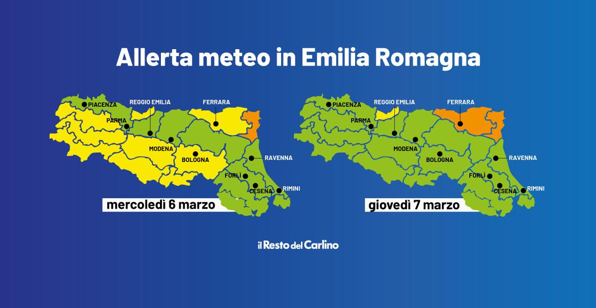 Allerta Meteo Per Temporali E Piene Dei Fiumi In Emilia Romagna: Ecco Dove