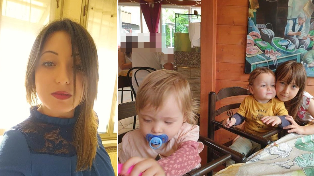 Stefania Nistor e i suoi tre bambini, morti asfissiati dal fumo dopo l'incendio che si è sviluppato nel loro appartamento di zona Battindarno
