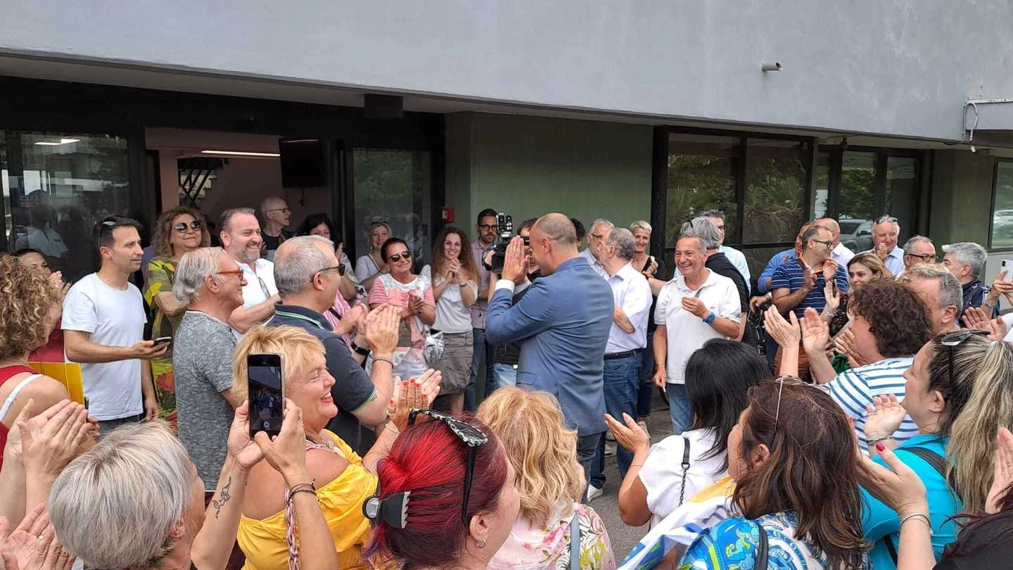 Filippo Giorgetti festeggia il risultato elettorale e secondo mandato, dopo aver raggiunto la matematica certezza dell’elezione al primo turno, senza ballottaggio