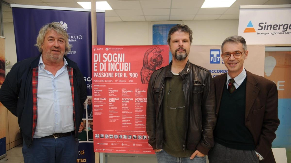 Da sinistra Alberto Zattini, Filippo Pantieri e Andrea Panzavolta (Frasca)