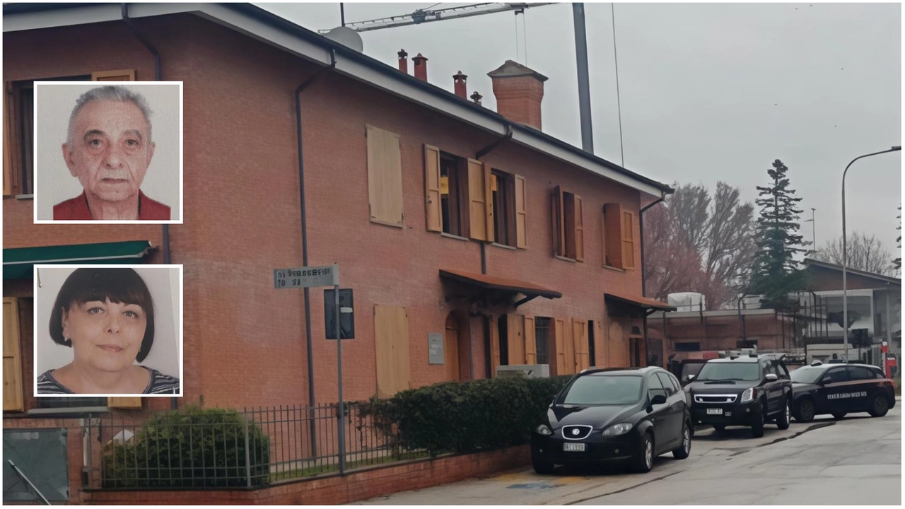 La palazzina con i mattoni a vista dove vivevano Luciano Baraldi e Marina Bassoli