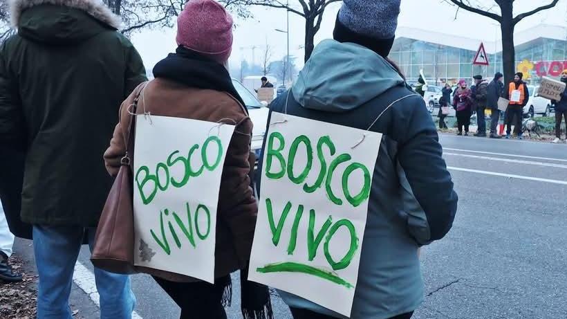 Bosco di Ospizio, protesta itinerante. Domani in via Pariati