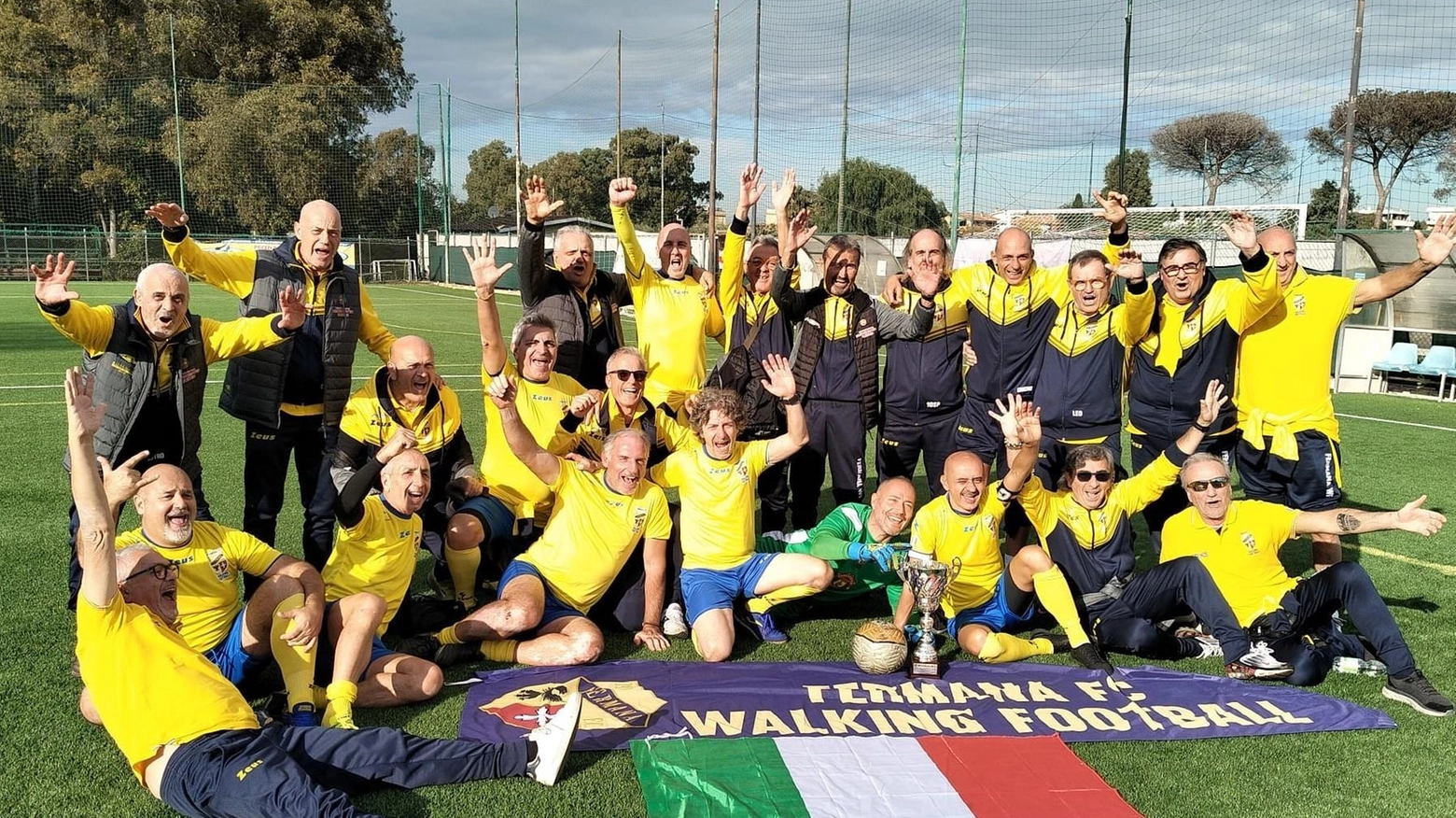 La Fermana Walking Football è campione d’Italia per la terza volta