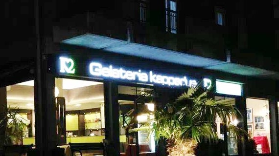 La gelateria K2 a Rubiera