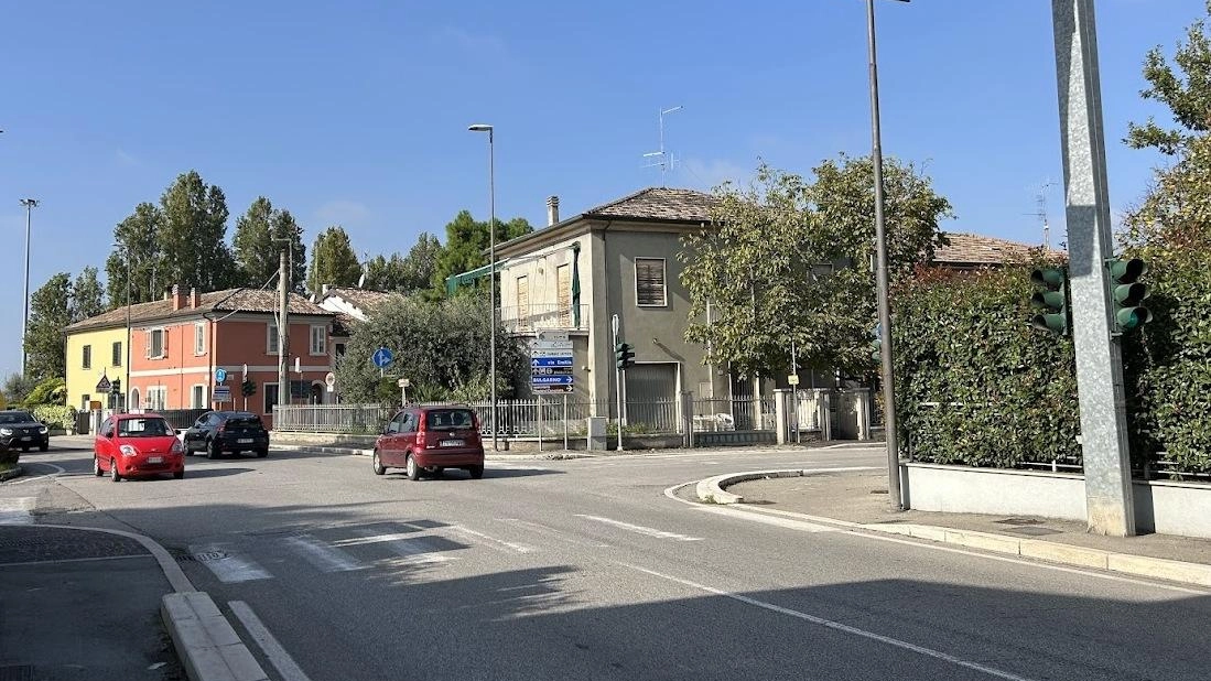 L’incrocio tra le vie Kennedy, Roma, Consolata e Verdi