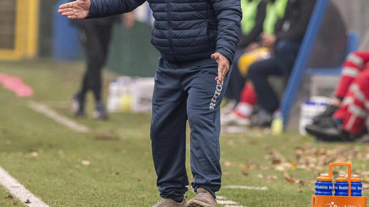 Oberdan Biagioni, 55 anni, allenatore del San Marino (foto Pruccoli)