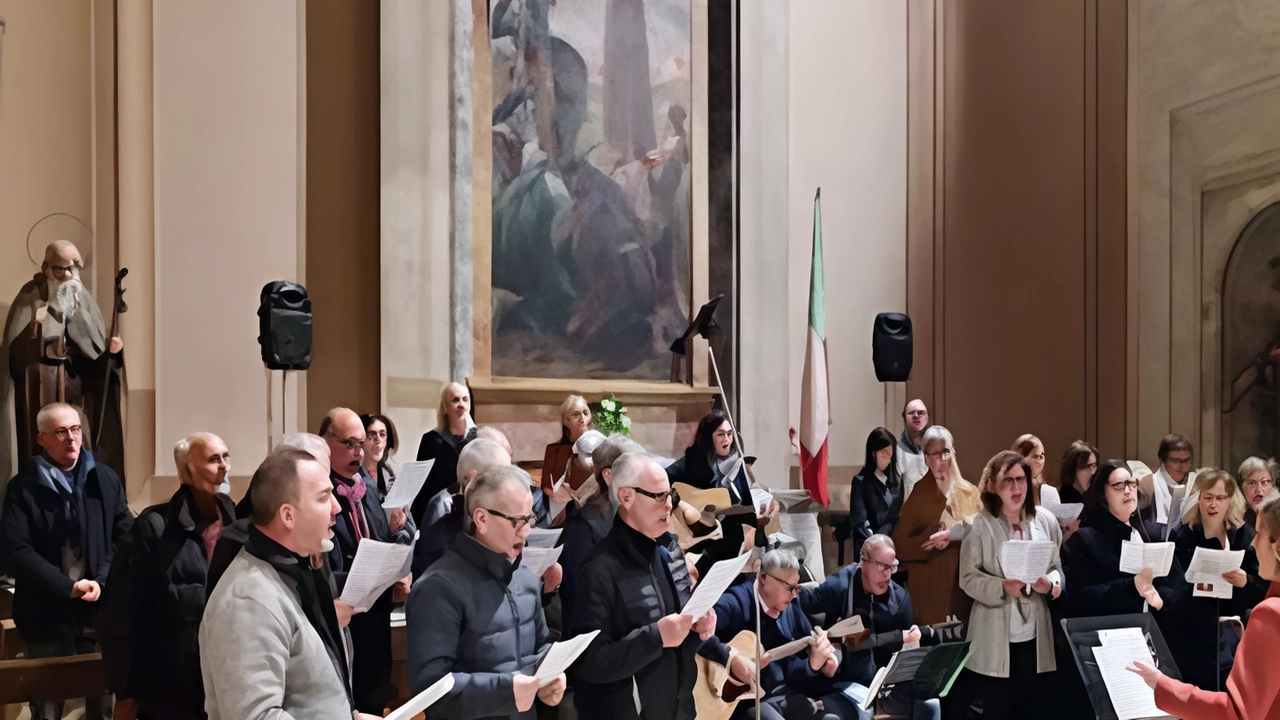 Il coro del Vicariato Val di Rabbi che accompagnerà la serata